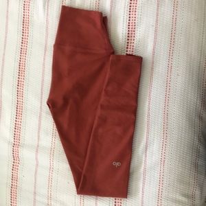 ALO Yoga High Waist Airbrush Leggings Sunrise